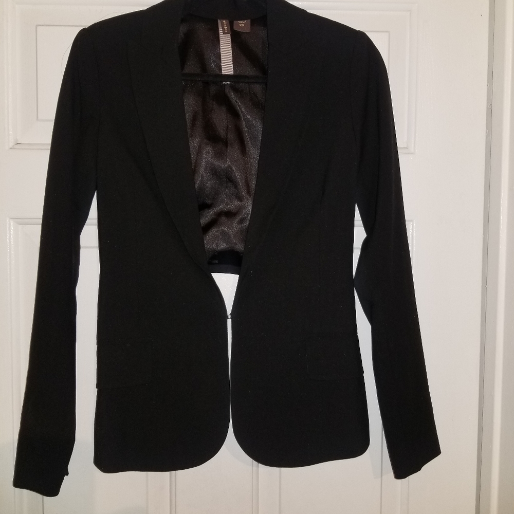 Skye Leather panel blazer Wilster